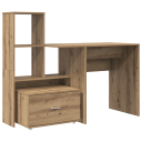  Skrivebord artisan eik 131.5 x 50 x 106.5 cm Konstruert tre