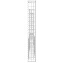 vidaXL Gabionkurv u formet med 3 stolper 260x20x150 cm jern