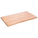  Bordplate lysebrun 100x60x(2-4) cm behandlet heltre eik 3156369