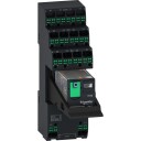 Schneider Electric 10 stk Relé med stikkontakt+LED+test 2CO 24VDC push-in, RXM2AB2BDPVP