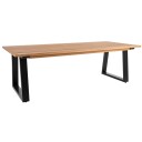 Brafab Laurion spisebord 100 x 230 cm teak/svart