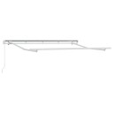  Uttrekkbar markise sand 600 cm 100% polyester og aluminium