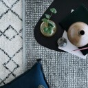 Broste Copenhagen Janson Teppe 200x300cm Ivory/Black