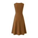 Max Mara Studio Dame Kjoler Brun M,