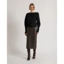 Alberta Ferretti Dame Strikkevarer Svart S,