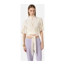 Elisabetta Franchi Dame Bluser & Skjorter Beige S,