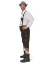 Autentisk Mørk Brun Lederhosen i 100% Kvalitetskinn