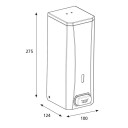 Såpedispenser Katrin Stål 1000 ml 993063