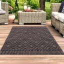 Shaggy Indoor Outdoor   Lancaster antrasitt Størrelse: 200 x 290 cm