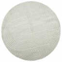  Områdetepper Rund PALMERAS grønn Ø 120 CM Polyester
