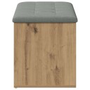  Oppbevaringsbenk artisan eik 102x42x45 cm konstruert tre 8721158446145