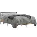  Sengeramme sonoma eik 120x190 cm konstruert tre og metall 8721102613647