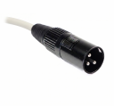 Perfex DMX Kabel 1m   Hvit