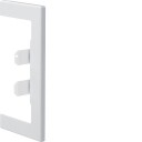 Hager Veggkoblingspanel Br65130w9016 Stål Br/A/S 68X130 Ot80mm Trafikkhvit 1 (Br65130w9016)