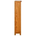 vidaXL Bokhylle 4 etasjer 45x22x110 cm heltre eik