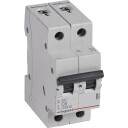 Legrand 6 stk RX³ MCB automatsikring C6 2P 2M 6kA