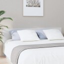 vidaXL Sengegavl hvit 200x1,5x80 cm konstruert tre