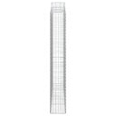vidaXL Gabionkurv buet 200x30x200/220 cm galvanisert jern