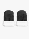 KONG.WALTHER Østerbro Faux Suede Barnevognvotter Black