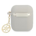 Guess Beskyttelsesetui I Silikon Til Airpods - 4G Collection - Grå