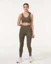 Bumpro Wave Seamless Mesh Tights Green Ivy - XS
