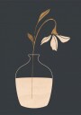Graceful Botanical Vase Plakat / 30x40