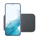 Samsung Super Fast Wireless Charger Duo 15W Trådløs Lader Mørk Grå med Kabel