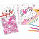 Ylvi Colouring Book With Unicorn And Sequins 412492
