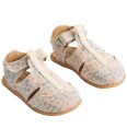 Wheat Sandaler   Barfot Nolan   Powder Blue Blomster   Wheat   25   Sandals