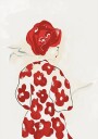 Red Wildflowers Plakat Plakat / 70x100cm
