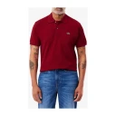 Lacoste Classic Fit L1212 Original Polo Shirt   Burgundy   XXL