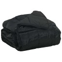 vidaXL Sommerdyne Svart 155 x 220 cm Sateng og mikrofiber