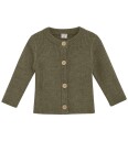 CeLaVi Cardigan Knitted Khaki green 70