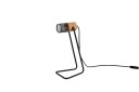 Trio Lighting Tosh bordlampe E27 matt sort - Natur/Matt svart