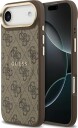 GUESS 4G PU Classic Logo MagSafe Case for iPhone Air - Brown