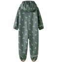 Name It Regndress m. Fleece PU NmmTørr10 Balsam Green/Dino Name It 2 år 92 Regntøy Grønn