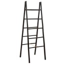 vidaXL Dobbeltsidig teppe stige Svart 50 x 50 x 159 cm Bambus