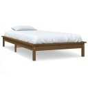 vidaXL Sengeramme honningbrun 90x200 cm heltre furu