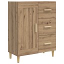 vidaXL Serviesskap Artisan eik 69,5 x 34 x 90 cm Konstruert tre