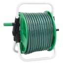  Frittstående slangetrommel grønn med slangefester 0,75" 20m PVC 3281513