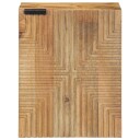 vidaXL Hengende baderomsskap brun 38x33,5x48 cm heltre mango