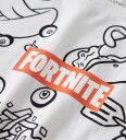 Name It T skjorte   Fortnite   NkmOlim   Bright White   Name It   6 år (116)   T skjorte Hvit Oransje Svart