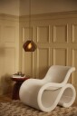 Crème Atelier Soft Serve 01 Taklampe Karamell/ Krom