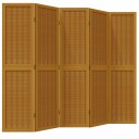  Romdeler 5 paneler brun heltre keisertre 8721012075177