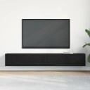  TV skap 2 pcs Svart 100 x 30 x 30 cm Konstruert tre