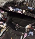 Molo Vinterjakke   Hopla Fur   Paisley Blomster   Molo   5 år (110)   Vinterjakke   Svart