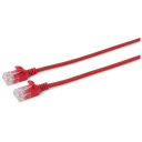 MicroConnect CAT 6 U/UTP Nettverkskabel 5 m Rød