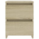  Nattbord sonoma eik 30x30x40 cm sponplate 800519