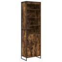  Høye Skap 2 pcs Røyk Eik 60 x 36 x 300 cm Konstruert tre