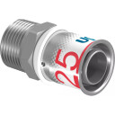 Uponor S PRESS kobling med nippel CW724 25x3/4"UT